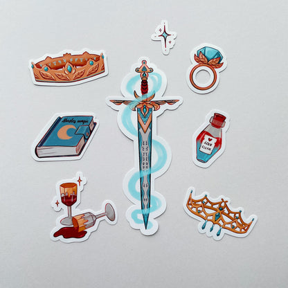 Blue Queen Essentials | Sticker Pack