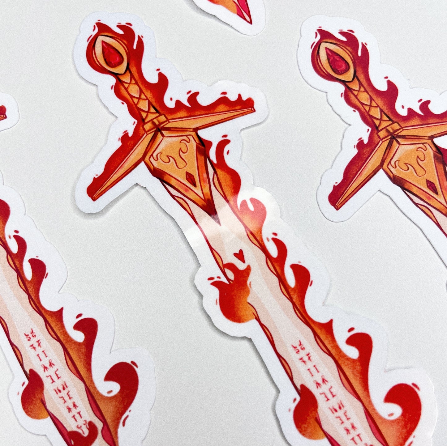 Fireheart Sword Big | Sticker