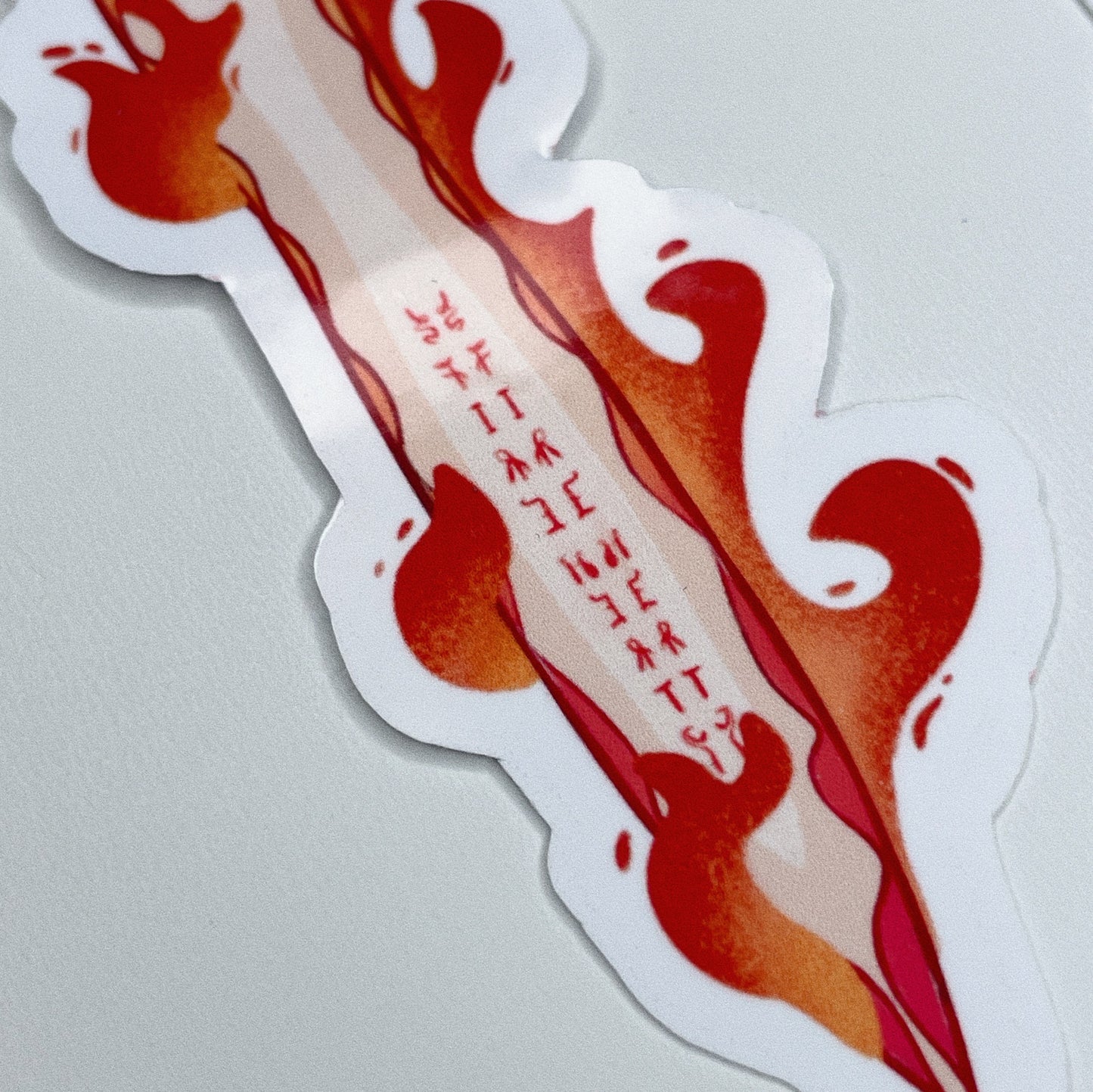 Fireheart Sword Big | Sticker