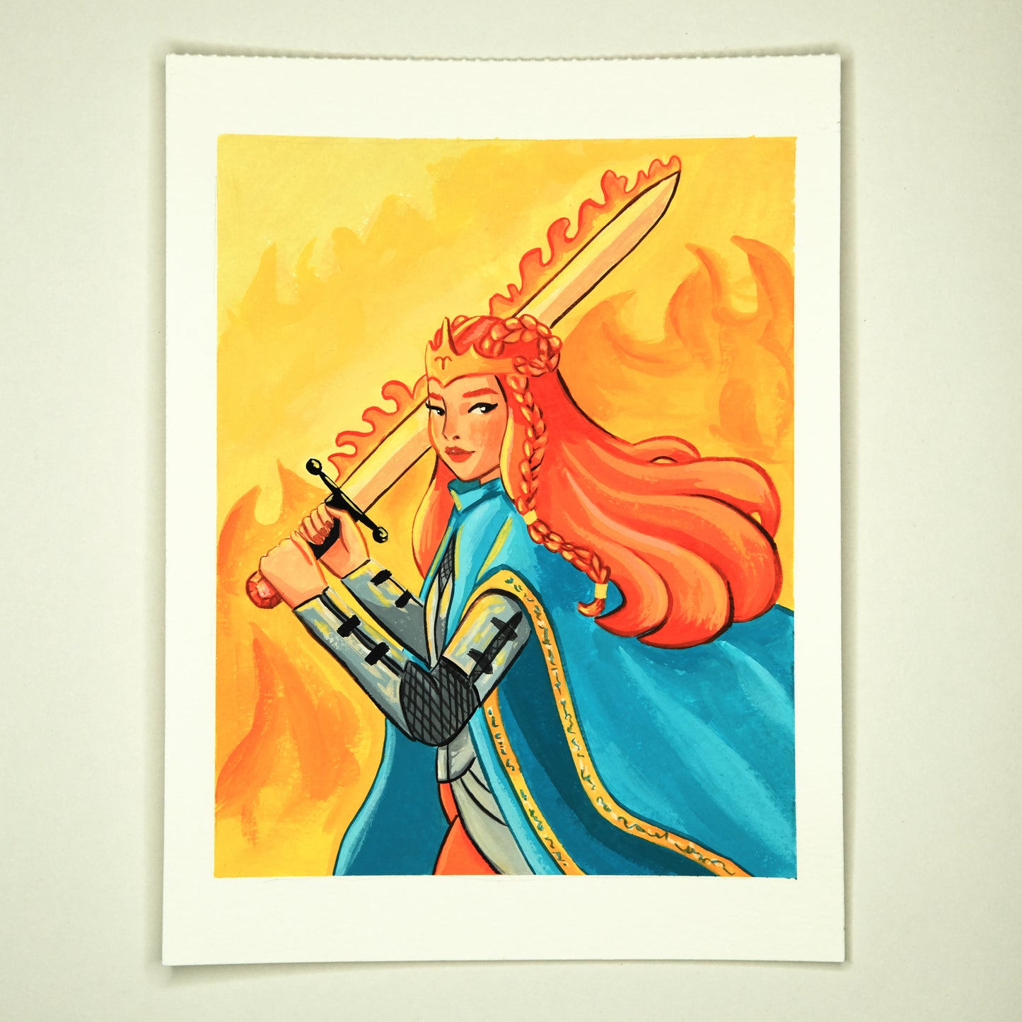 Fire Princess | Original Painting A5