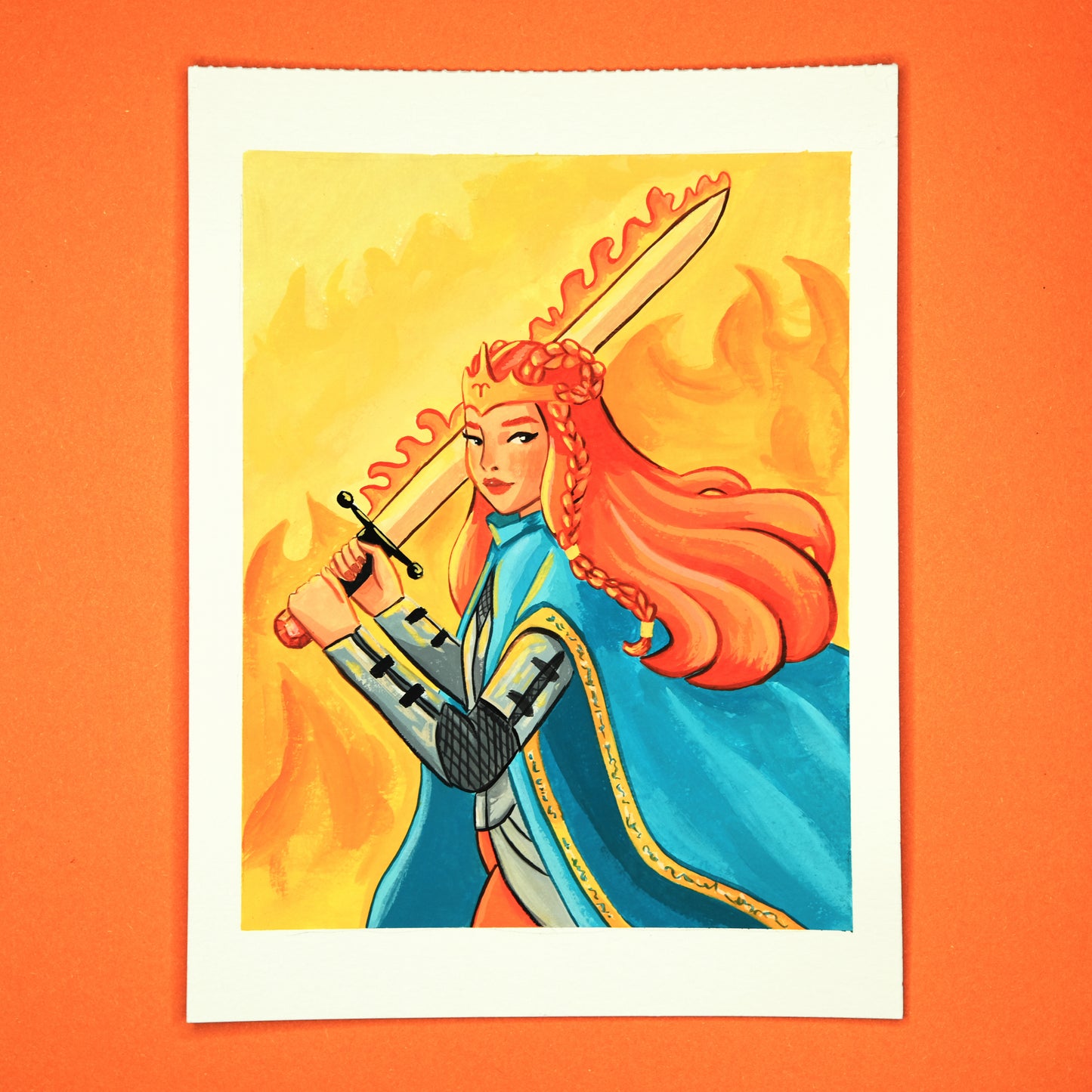 Fire Princess | Original Painting A5