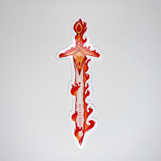 Fireheart Sword Big | Sticker