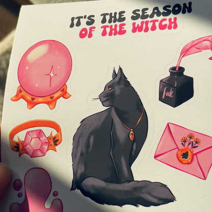 Pink Witchy | Sticker Sheet