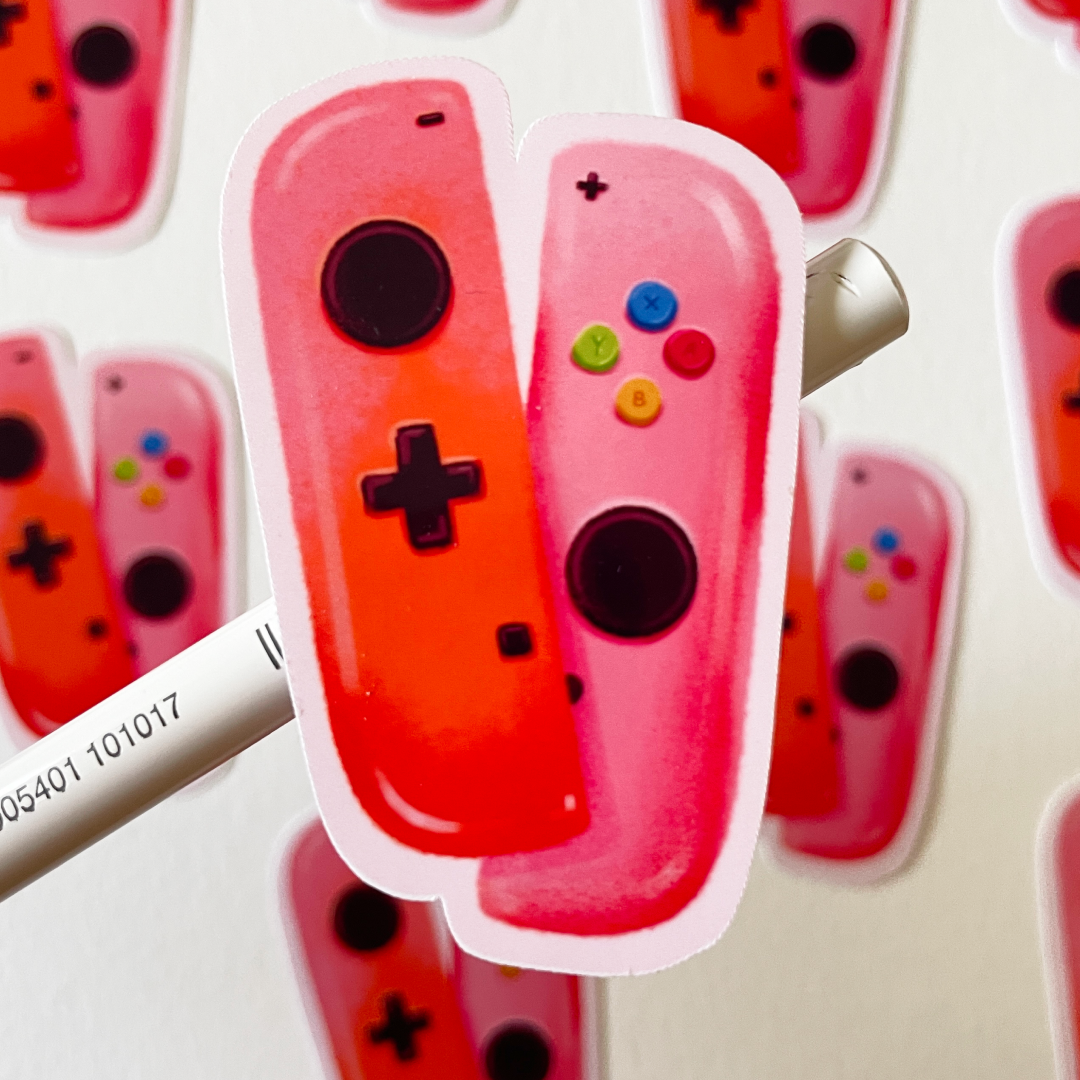 Pink Joy-cons | Sticker